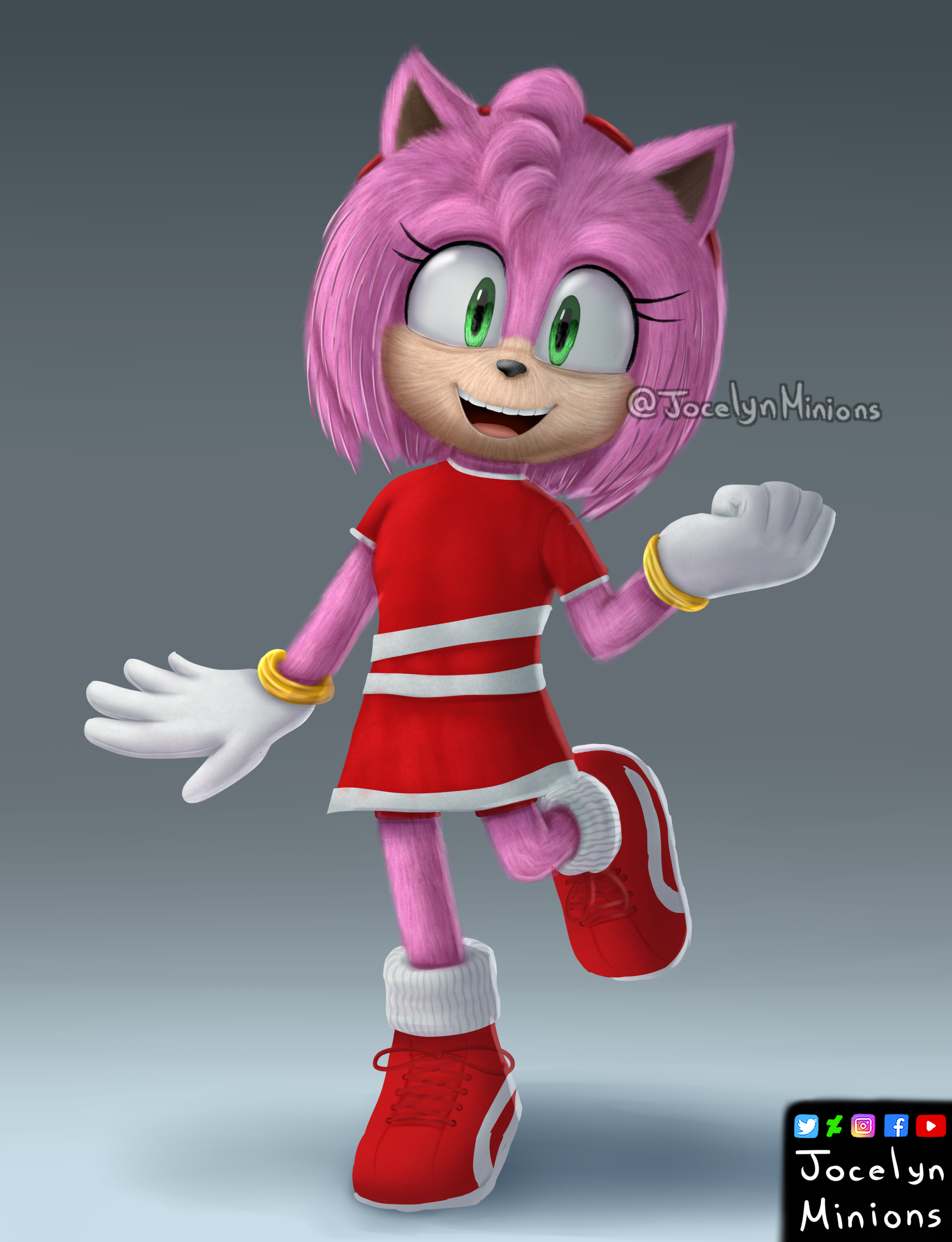 Amy Rose Movie by JocelynMinions on DeviantArt