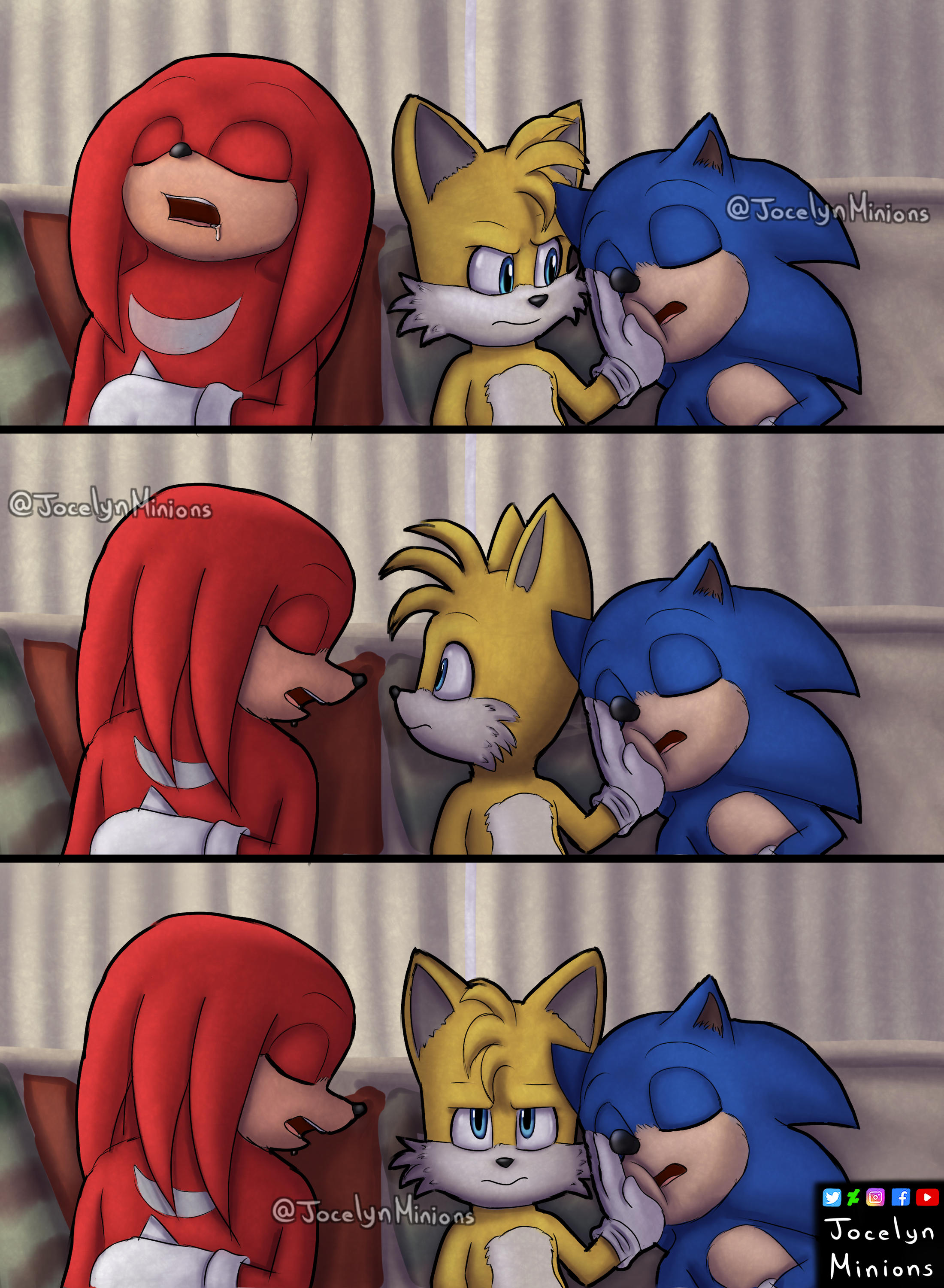 Sonic 2 o Filme: Knuckles persegue Sonic e Tails by ALIX2002 on DeviantArt