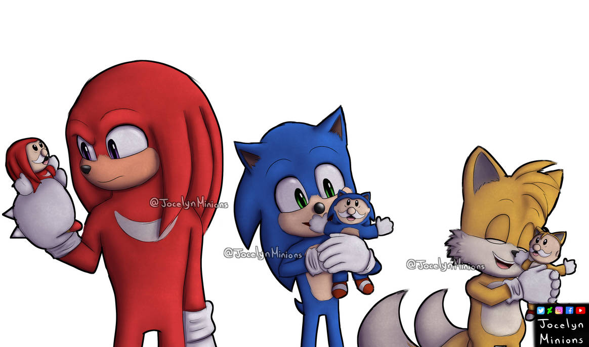 Sonic Tails And Knuckles Dr Simi by JocelynMinions on DeviantArt