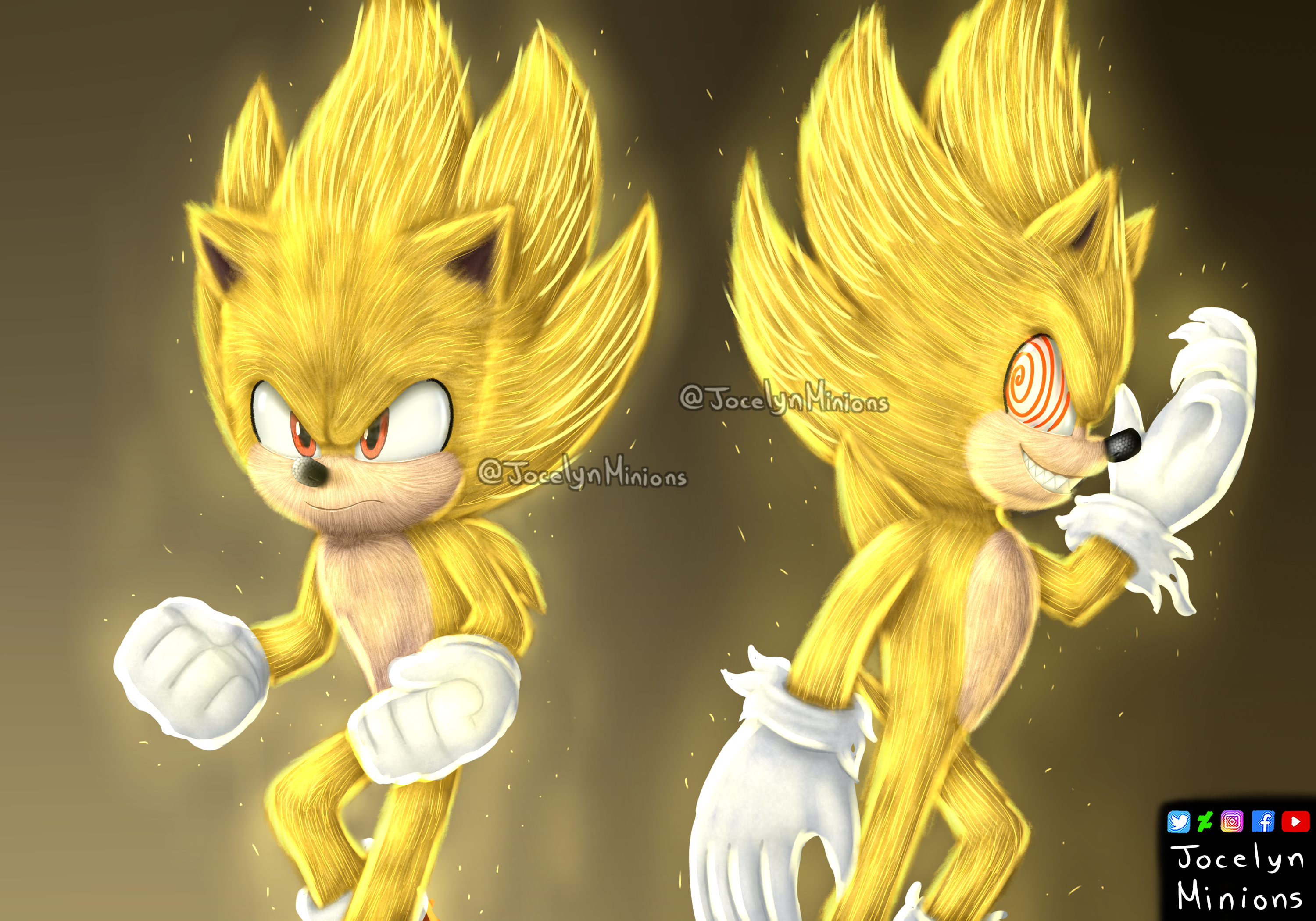 Super Sonic from Fleetway Comics Movie adaptation by Witheringsans on  DeviantArt
