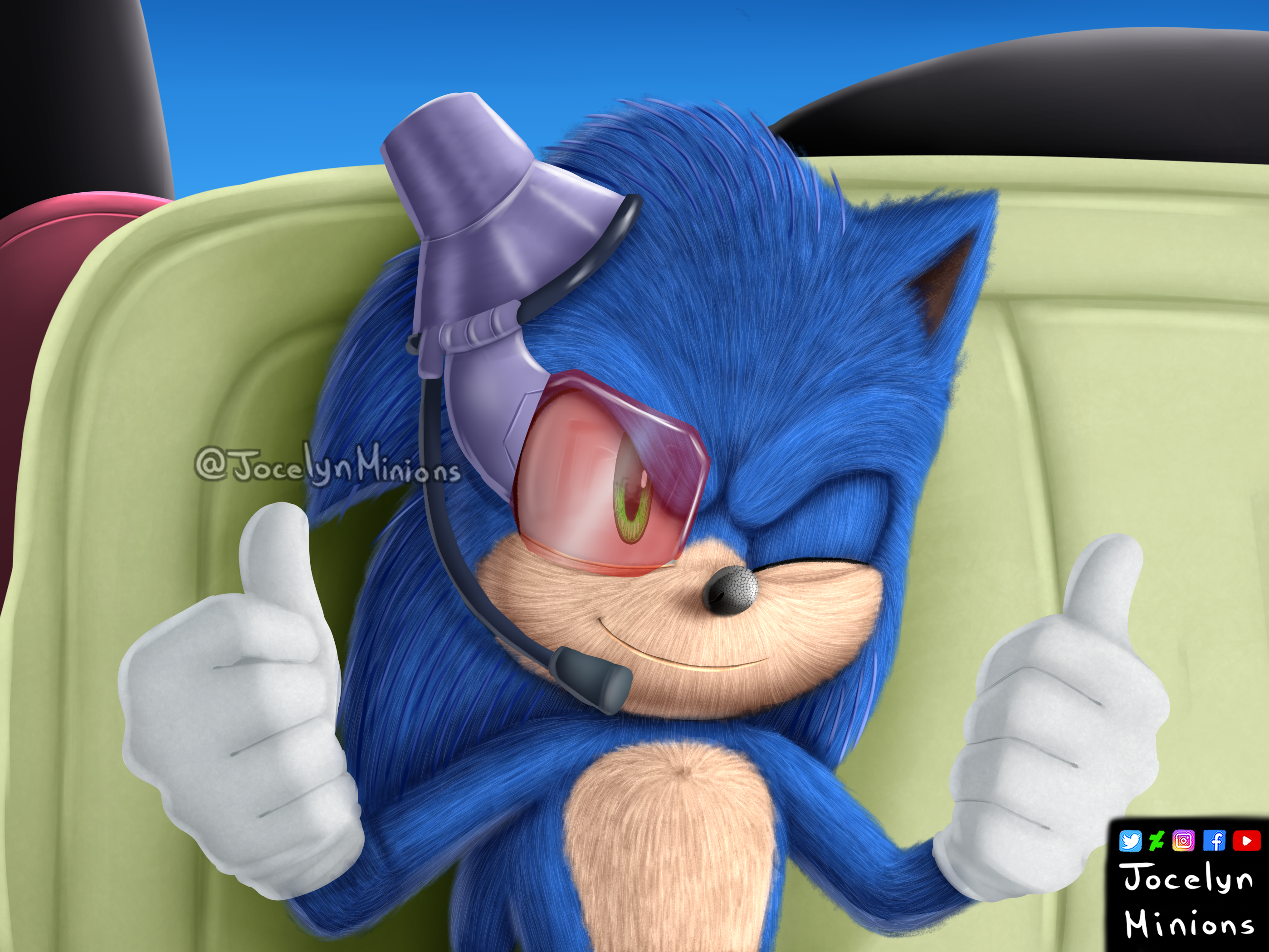 Sonic vs. Shadow (art by JocelynMinions on DeviantArt) : r