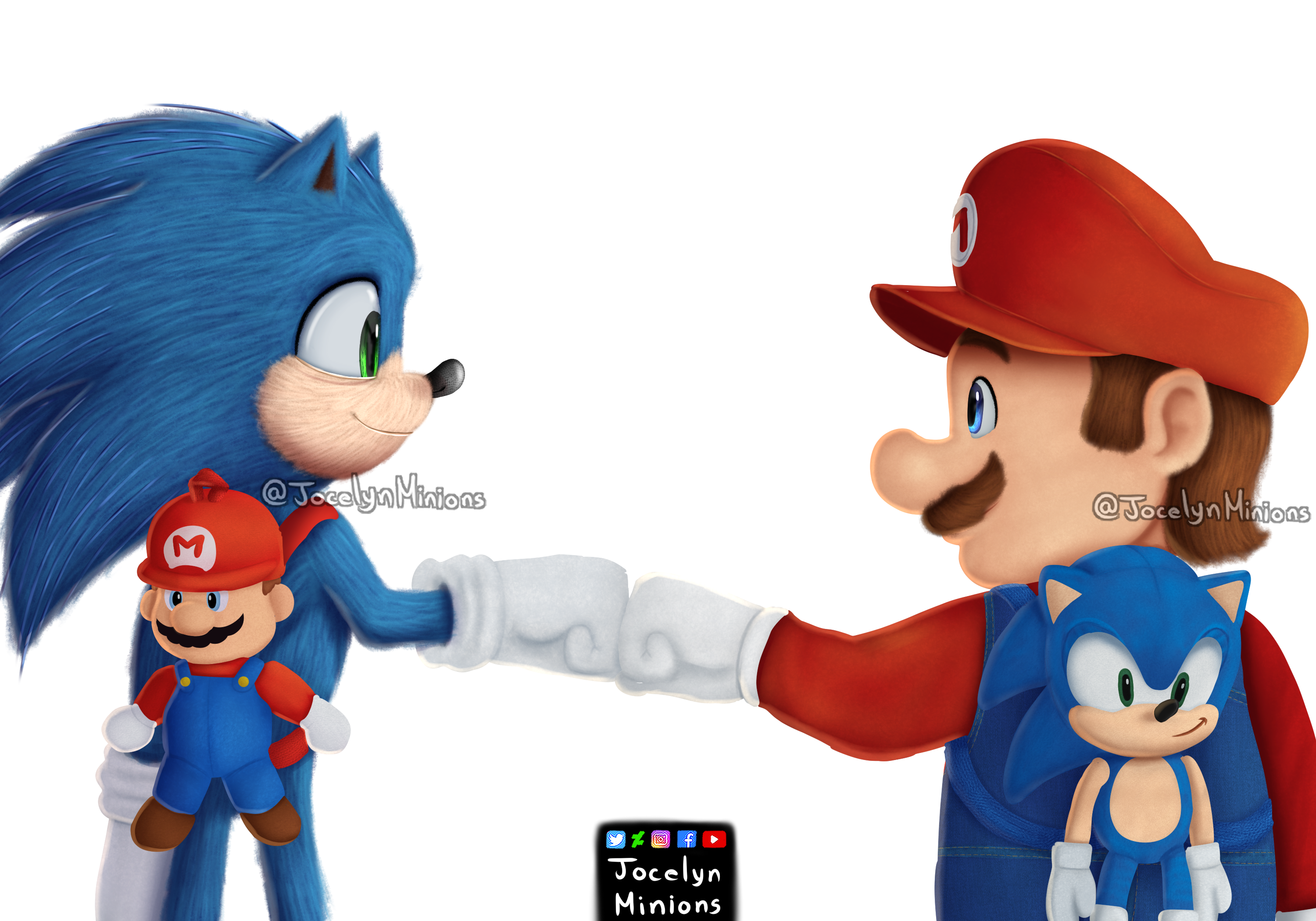 Sonic & Amy VS DeviantArt - Sonic Movie Edition 