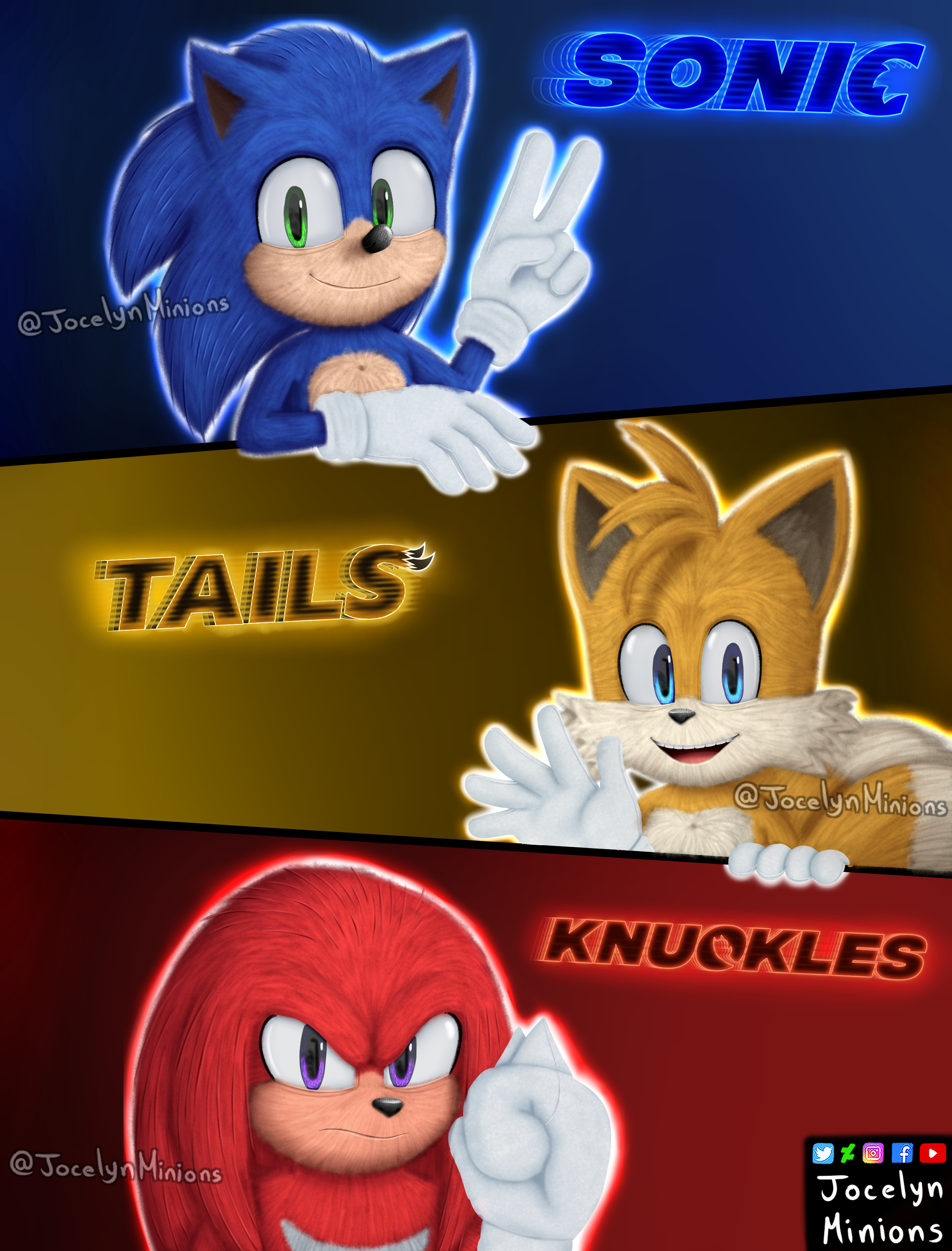 Sonic 2 o Filme: Knuckles persegue Sonic e Tails by ALIX2002 on DeviantArt