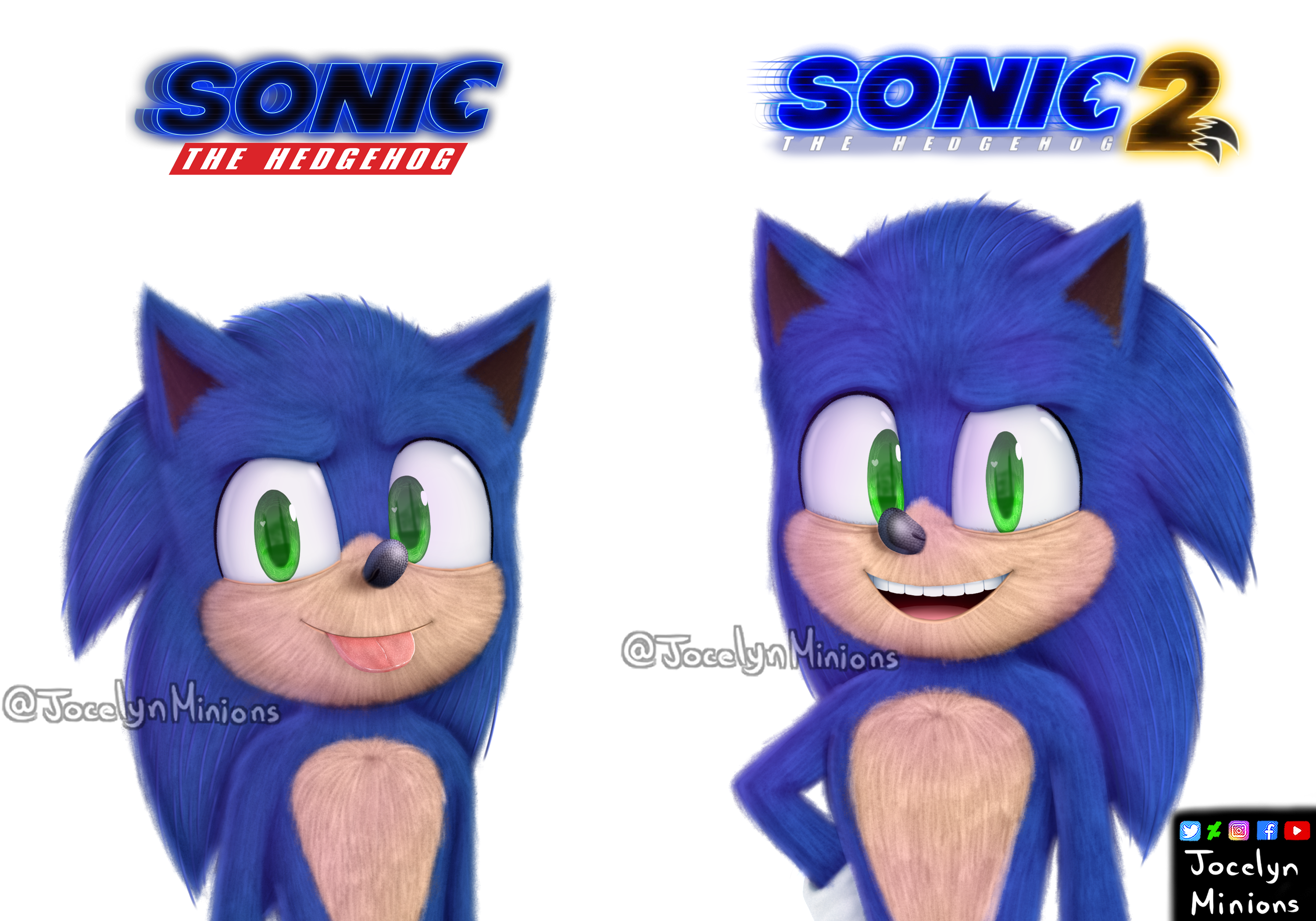 Sonic Movie 1 and 2 by JocelynMinions on DeviantArt