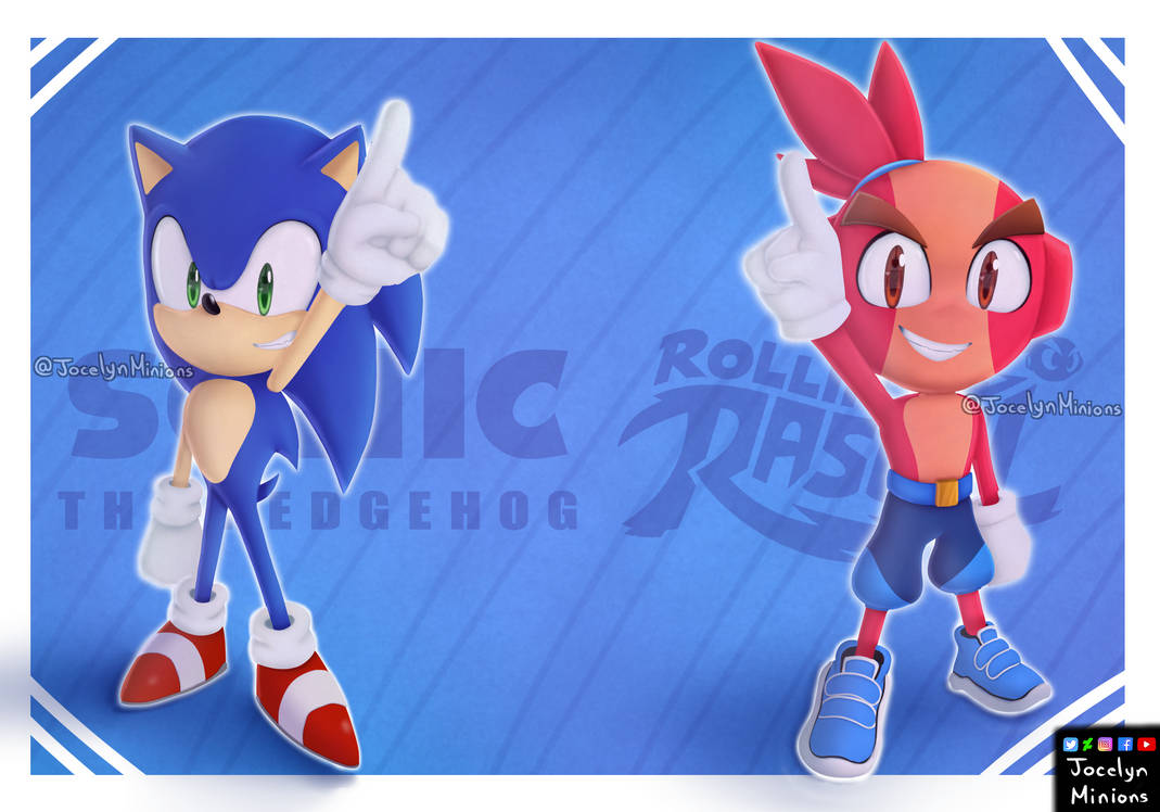 Sonic And Rollin Rascal by JocelynMinions on DeviantArt