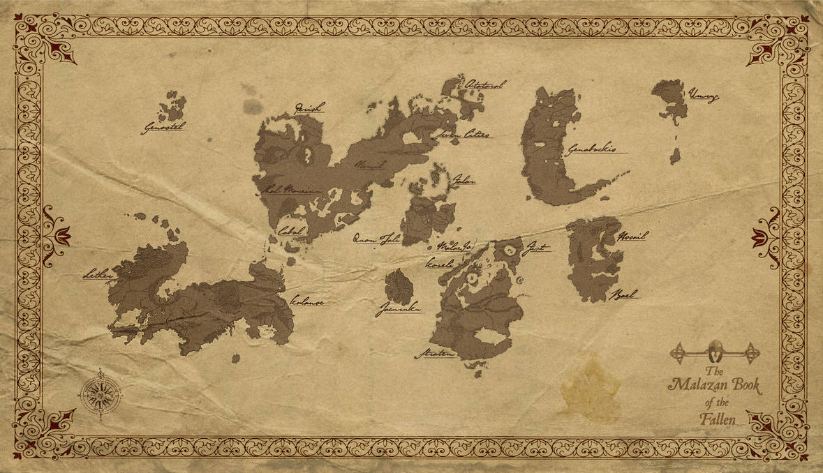 Malazan World Map By Corporal Nobbs On Deviantart Malazan World Map By Corporal Nobbs On Deviantart