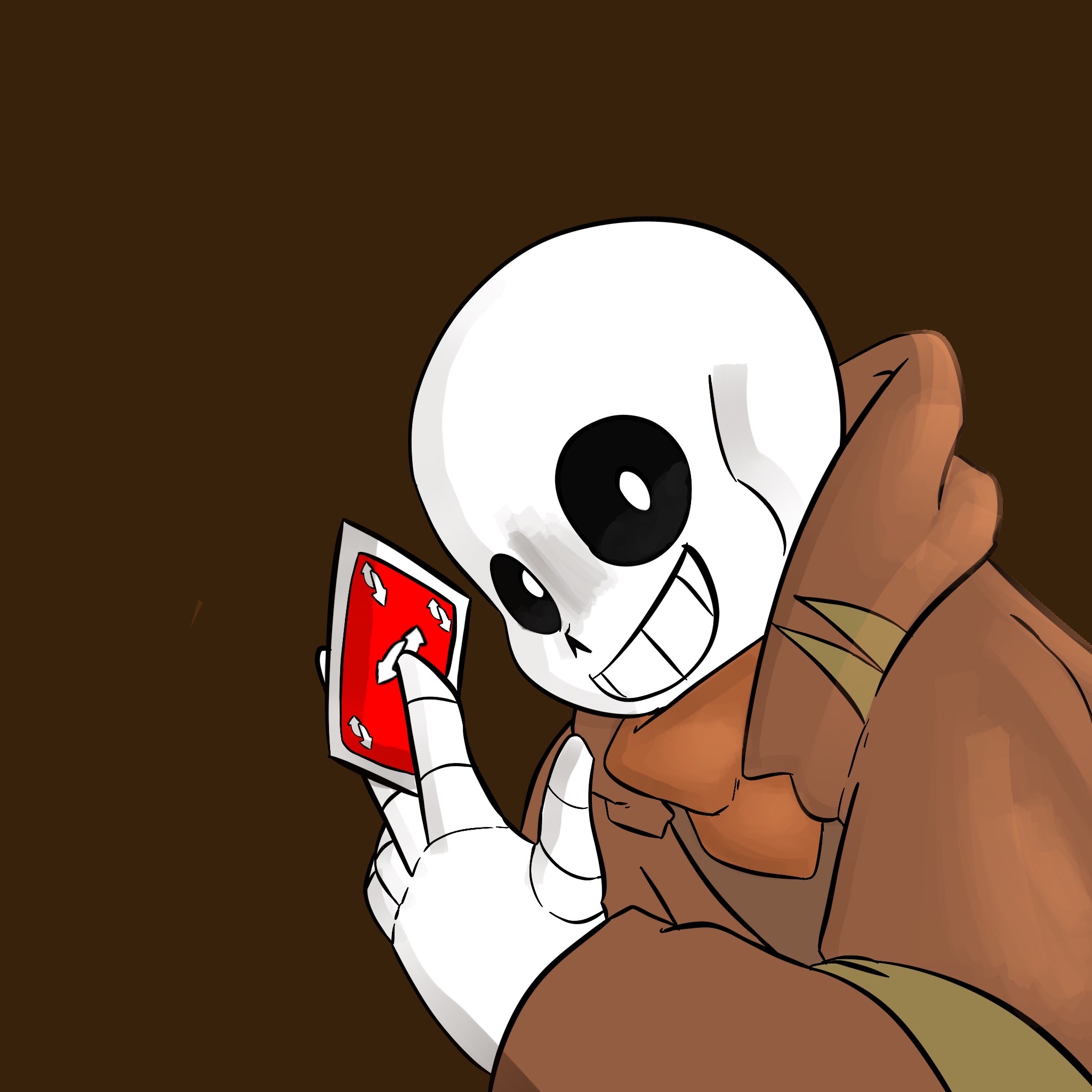 Undertale Used Uno Reverse Card GIF