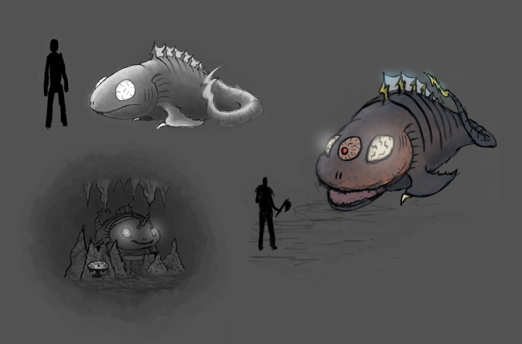 Elefrog Creature concept - Electric eelfrog by goodsirxv on DeviantArt