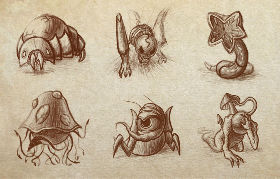 Fallen - monster sketches 001 by goodsirxv on DeviantArt