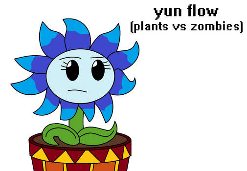 Meet yun flow (plants Vs Zombies) OC