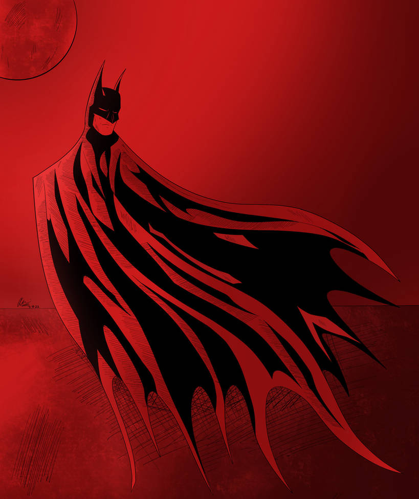Red Line Batman The Batman (Red) by SpideyPlayz89 on DeviantArt