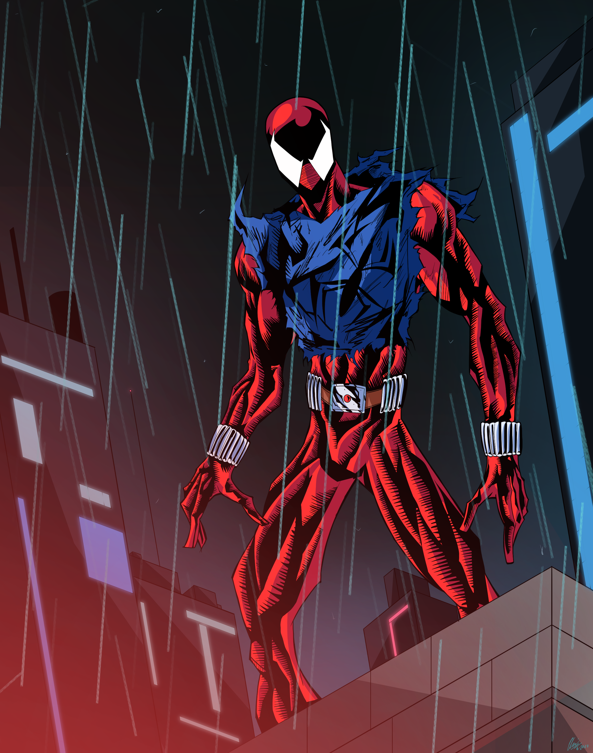 Scarlet spider best sale