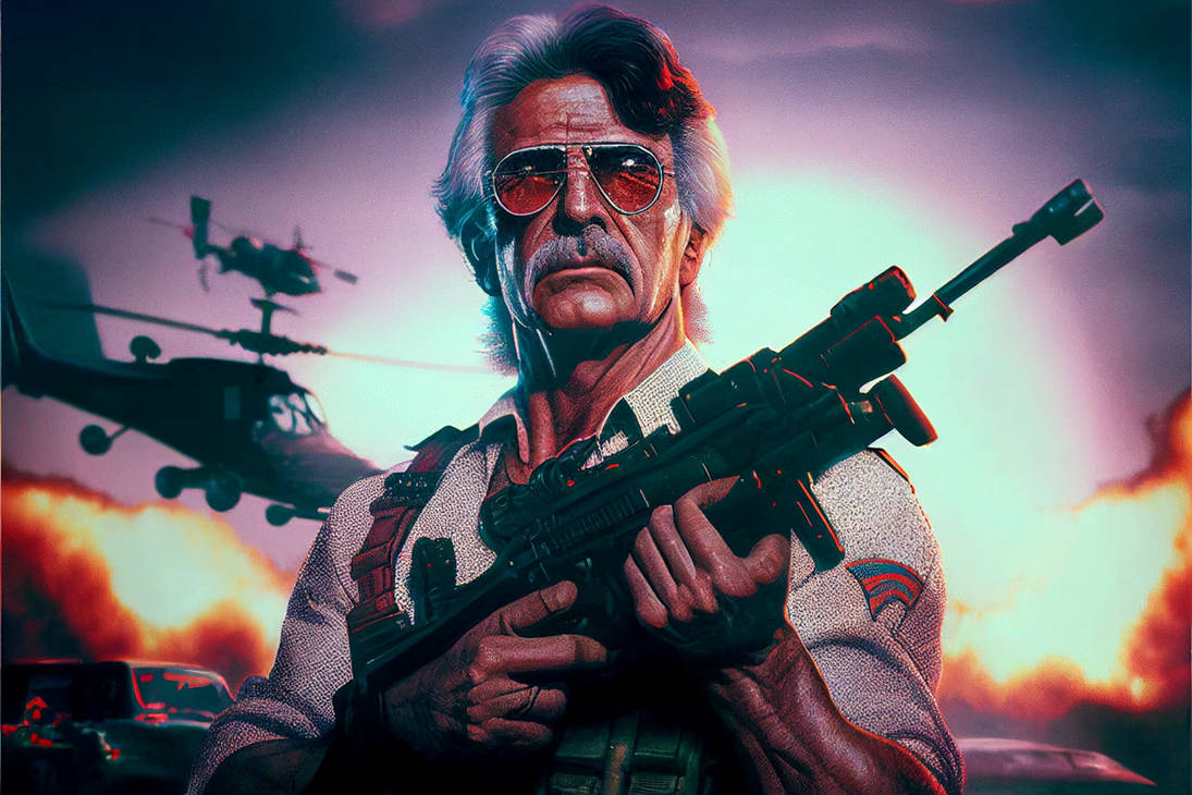 Rambo Colonel sanders by voicelessnarrator on DeviantArt