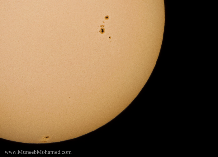 Sunspot 1164,1166