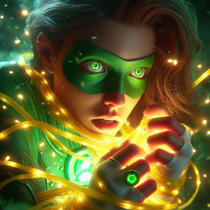 Green Lantern in a bind