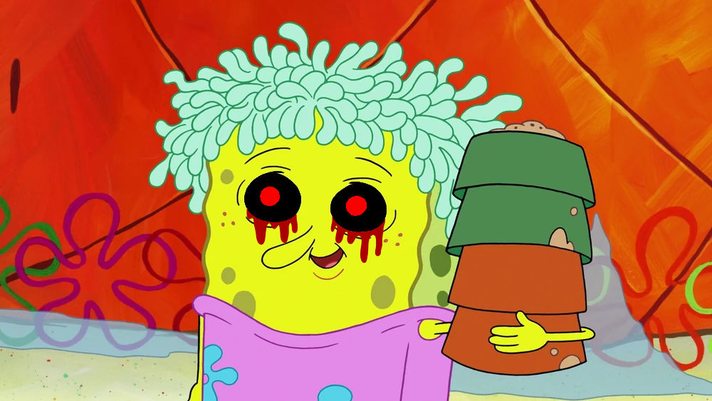 spongebob dressed as old lady Sirena Irwin On SpongeBob And Iconic Background Voices