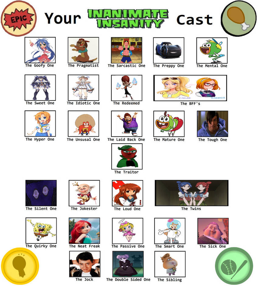 Inanimate Insanity My Version by AnimeSmek1984 on DeviantArt