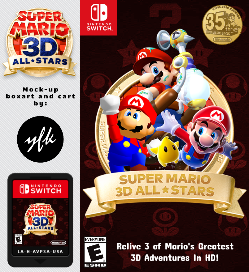 Super Mario 3D All-Stars: Deluxe Edition (Cover) by RinoRex2005 on  DeviantArt