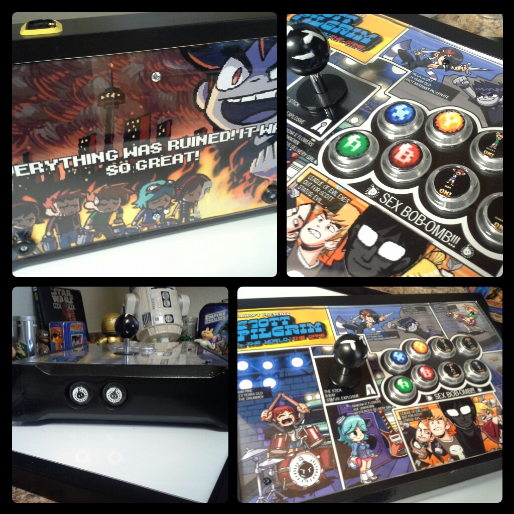 Scott Pilgrim Custom Arcade Stick