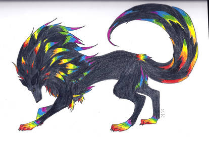 Rainbow Wolf