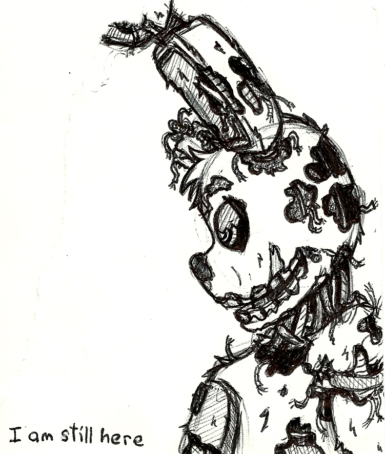 Springtrap Doodle at Work