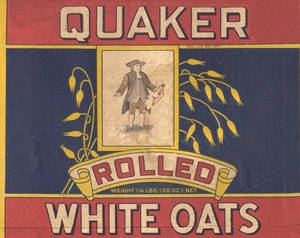 Quaker Rolled White Oats paper ad (c. 1897)