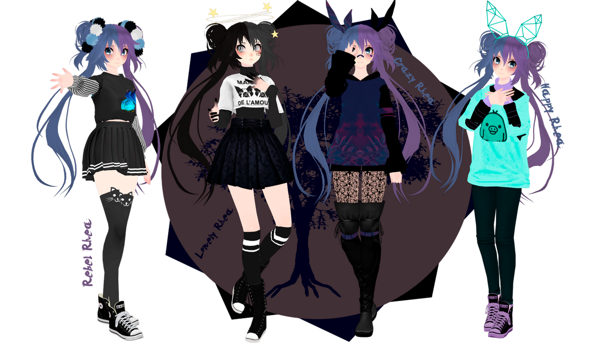 MMD Rhea DL by whtpAnnette on DeviantArt