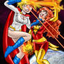 Power Girl Vs Dark Phoenix