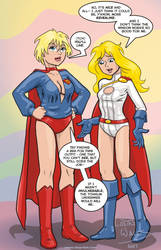 Supergirl + Power Girl Swap