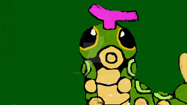 caterpie tablet drawing