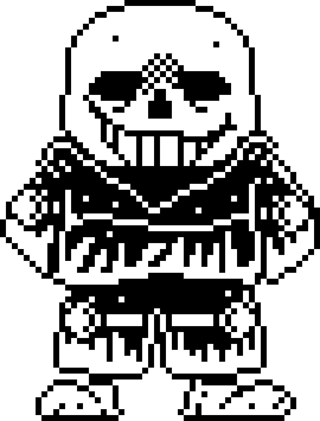 Ink!Sans battle sprite by GeorgTime on DeviantArt