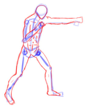 Getting Hit Pose Punching Pose by KingElephant30 on DeviantArt