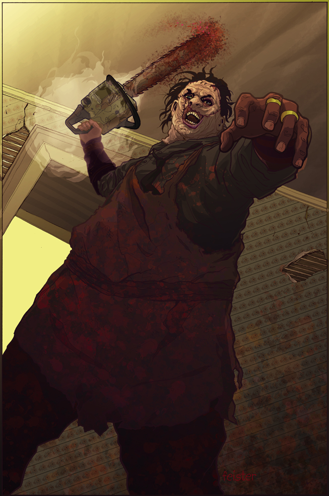 Leatherface pin-up