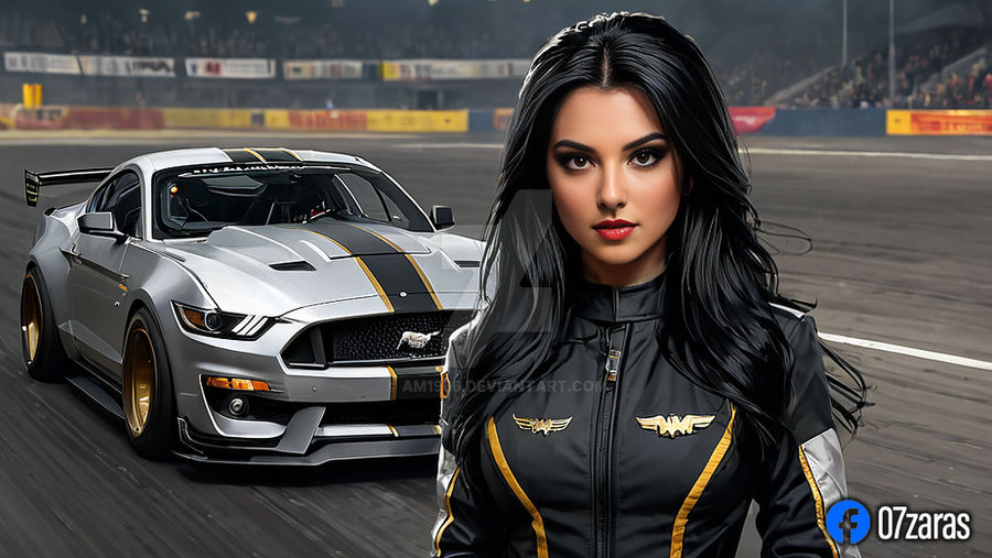 Zara the Beautiful Car Racer by am1966 on DeviantArt