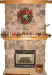 Fireplace by GreenEyezz-stock