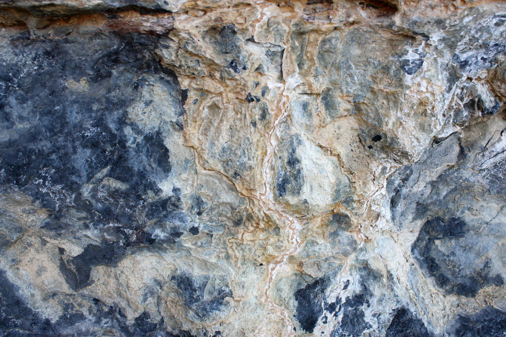 Blue  and Yellow Limestone Texture