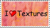 I :heart: Textures Stamp