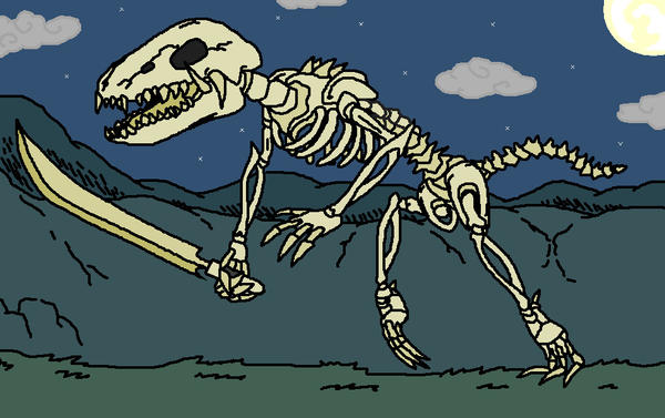 Skeleton beast's guards by Mykthecartoonist on DeviantArt