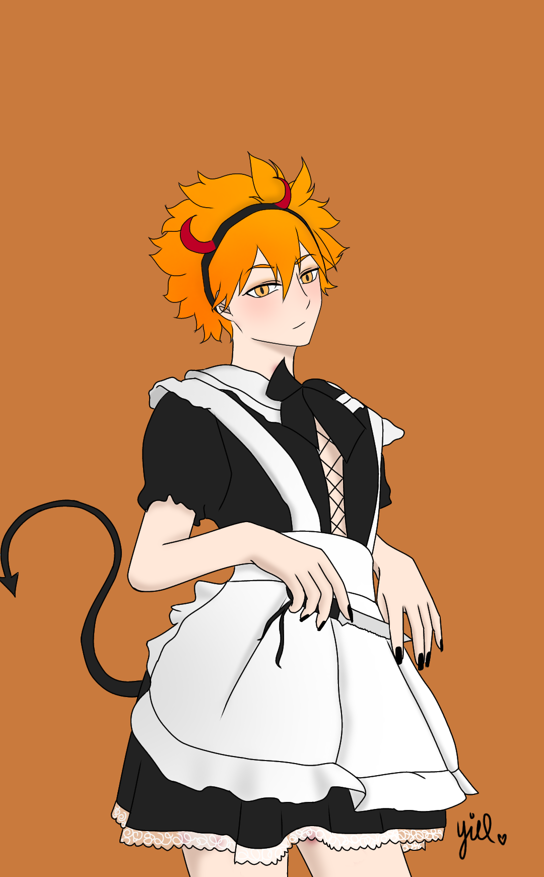 Hinata in Maid Outfit by Yielicious on DeviantArt