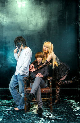 Death Note L + Light +  Misa