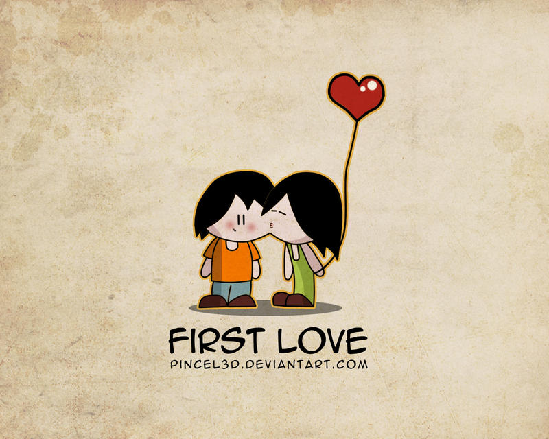 First kiss - Wallpaper