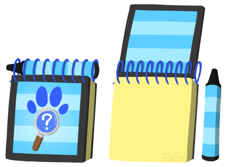 Blue's Clues News Notebook by TechReel on DeviantArt