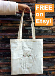 Cat Totebag!