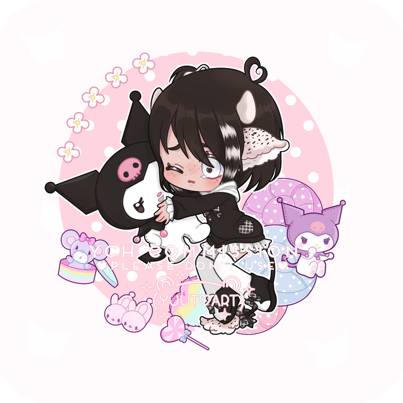 Cute chibi hug by YuutoArt on DeviantArt