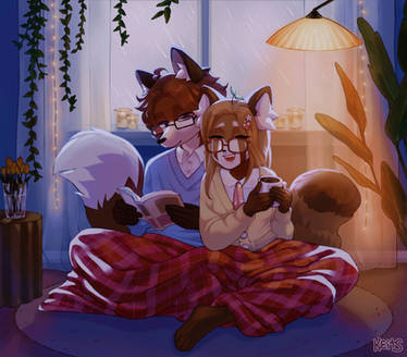 cozy rainy YCH [finished]