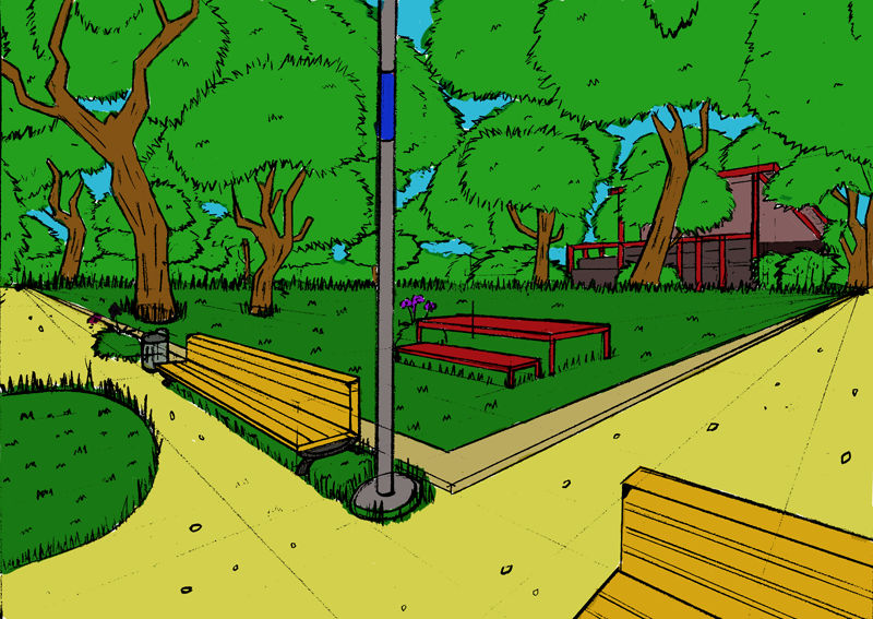 Background - Park by DRR-DeviantArt on DeviantArt