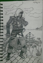 Assassin's Creed IV Wallpaper Sketch