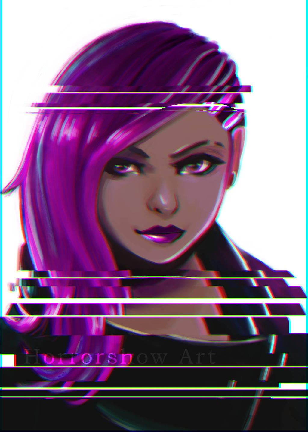 Fanart: Sombra (Overwatch) by HorrorshowArt on DeviantArt
