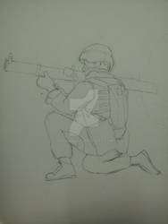 US Marine Sketch 2