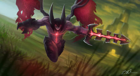 Aatrox League of Legends FANART